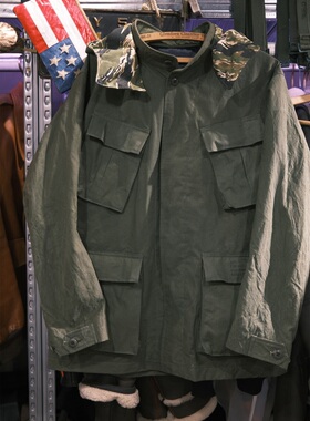 HDK(海觉）REMAKE二战美军古布帐篷 M43丛林作战宽松工装夹克上衣