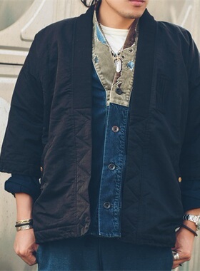 HDK(海觉）Sanjuro Kimono Jacket 高端配置道袍MA-1棉服落肩版型