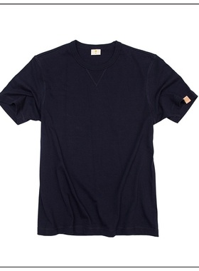 HDK(海觉）TANNERY系列 重磅三本针圆筒TEE短袖 HORWEEN皮标