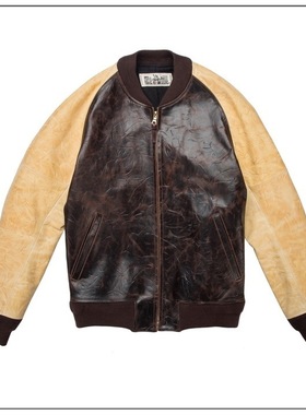 HDK(海觉）varsity jkt 牛皮棒球服皮衣 余文乐 VSVM