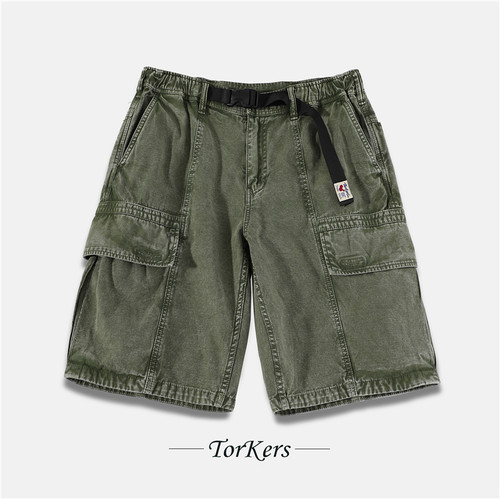 日系短裤工装短裤TORKERS宽松