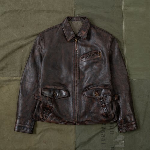 horween海觉牛皮机车风机车