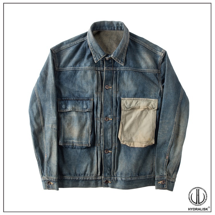 HDK(海觉) CARGO POCKET 牛仔外套OVERSIZE宽松版型 余文乐MDNS