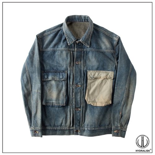 HDK(海觉) CARGO POCKET 牛仔外套OVERSIZE宽松版型 余文乐MDNS