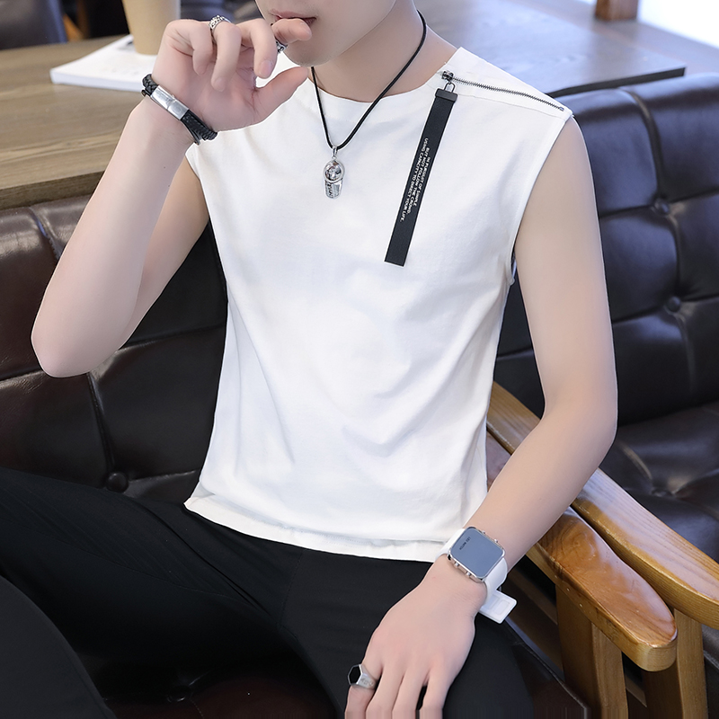Ïļ¾ÄÐÊ¿±³ÐÄ´¿ÃÞÎÞÐäTÐôÄÐ×°¿íËÉ¿²¼çÔ˶¯¿³Ð亹ÉÀº«°æ³±ÅÆÒ·þ