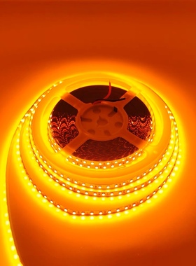 高亮自粘12V24v2835 5054灯带金黄光暖黄装饰吊顶酒店商店黄光