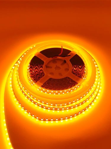 高亮自粘12V24v2835 5054灯带金黄光暖黄装饰吊顶酒店商店黄光