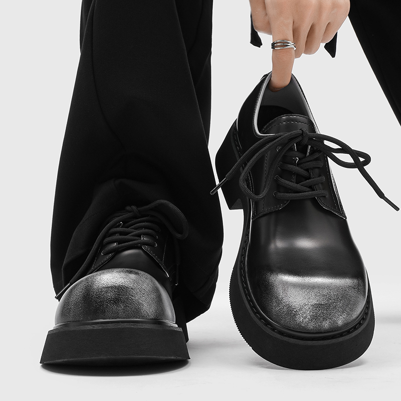 工装鞋男冬季休闲复古英伦风大码