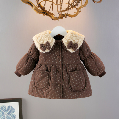 女童森系洋气棉服冬装2025新款