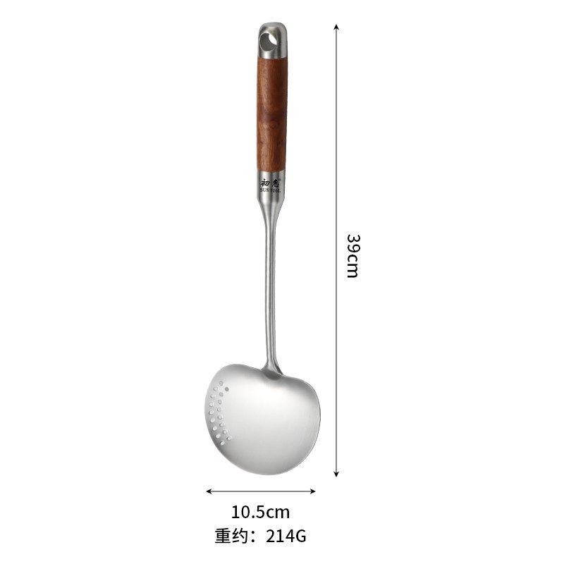 【第3代】316L不锈钢蘑菇铲锅铲木柄把家用炒勺炒菜勺圆铲子,厨房/烹饪用具,锅铲,淘宝优惠券,粉丝福利购,淘宝优惠卷