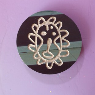 宁夏贺兰石冰箱贴贺兰山岩画贴个性装饰时尚流行礼物墙贴画包邮