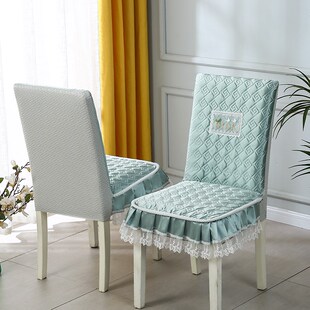 椅子套罩2024新款餐厅椅套座套通用中式餐桌凳子套轻奢一体靠背套