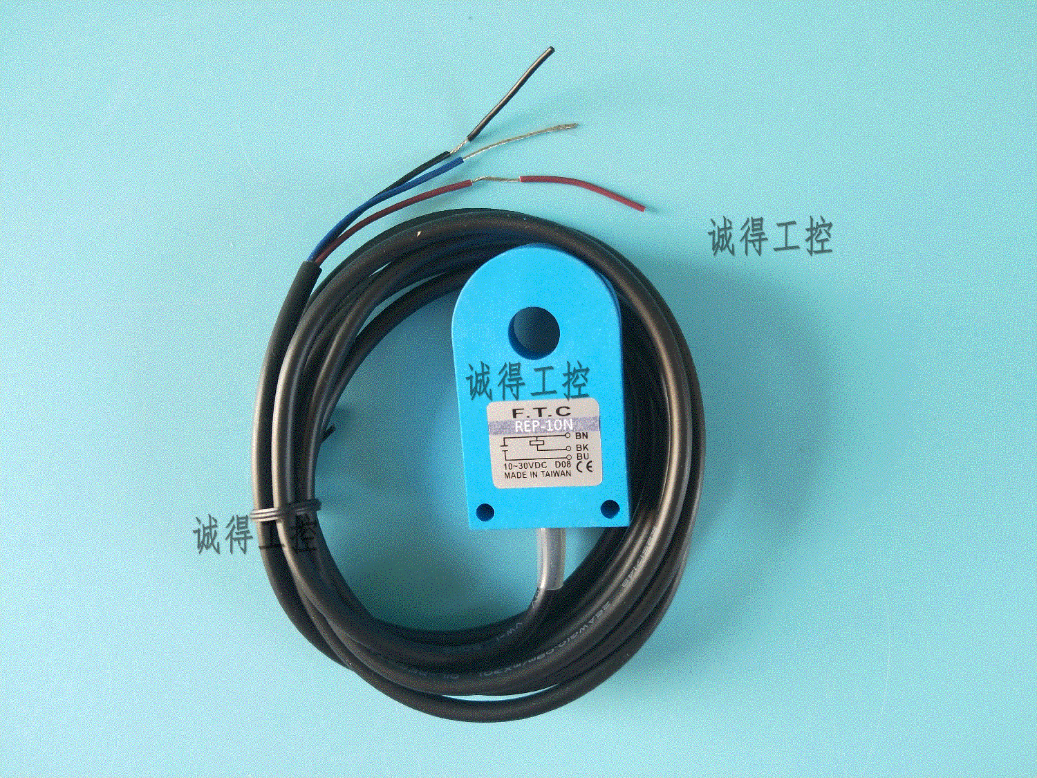 REP-10N台湾进口FTC环型传感器 检测螺丝钉专用感应接近开关
