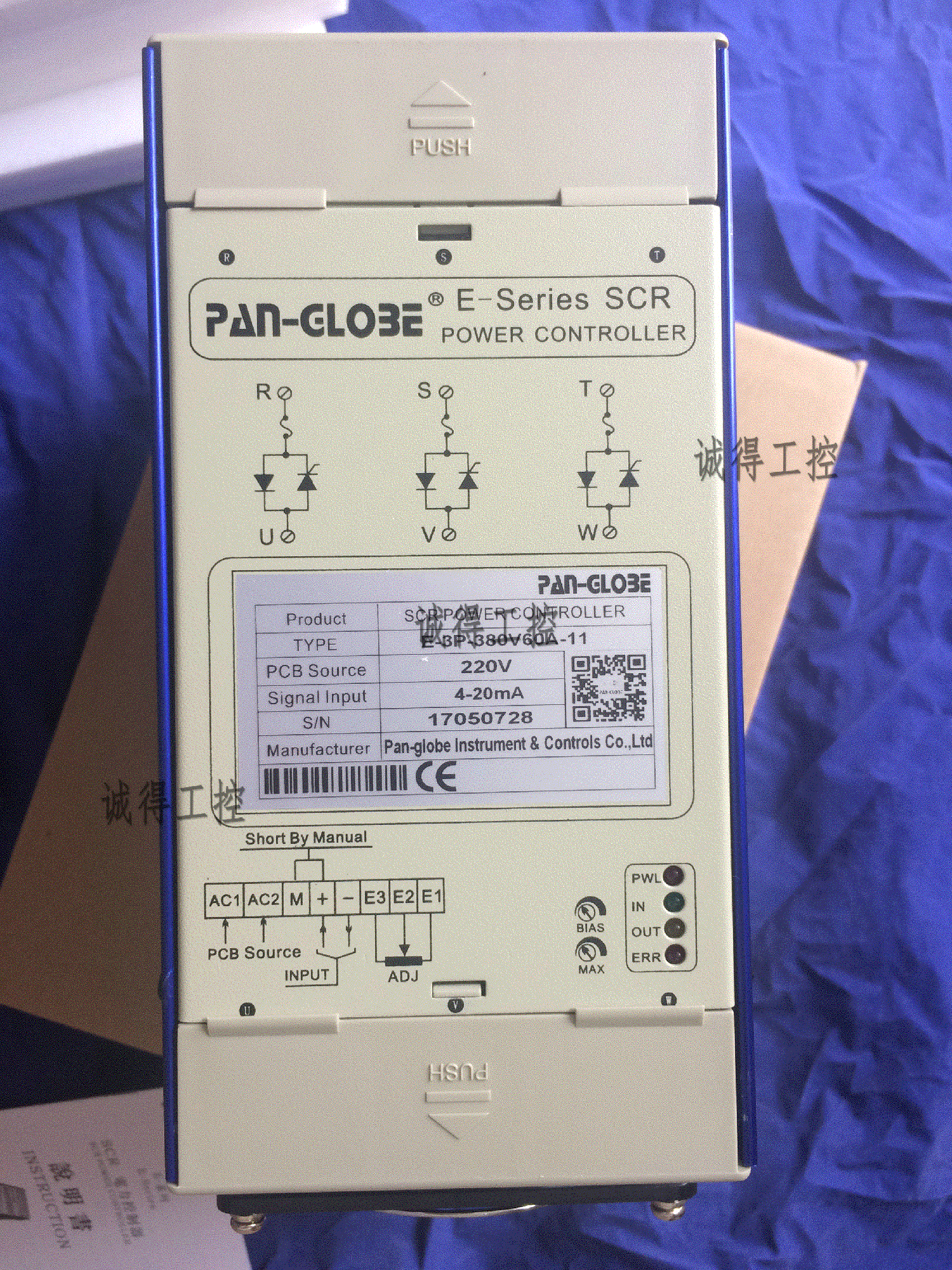 E-3P-380V50A-11全新原装台湾PAN-GLOBE三相工程电力控制器SCR