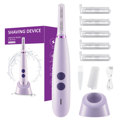 Women's Sonic Shaver & Exfoliator, IPX7 Wet/Dry, Type-C Powe