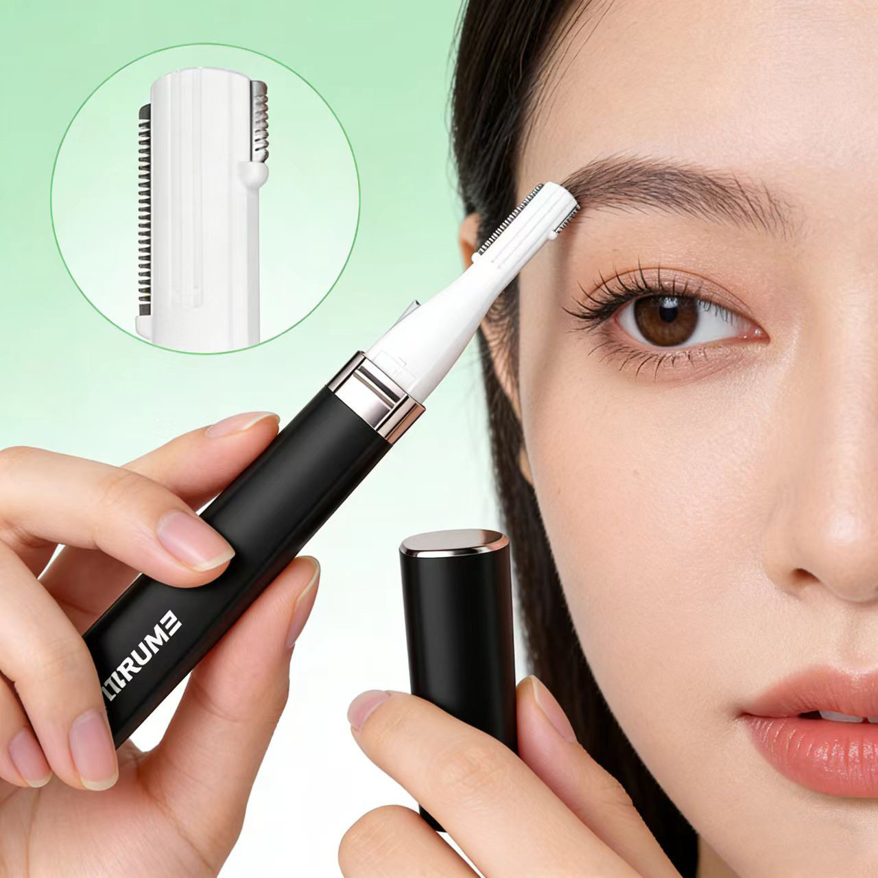 男女通用修眉毛器脸部唇部剃毛刀电动修眉笔剃毛修眉刀电池款脱毛