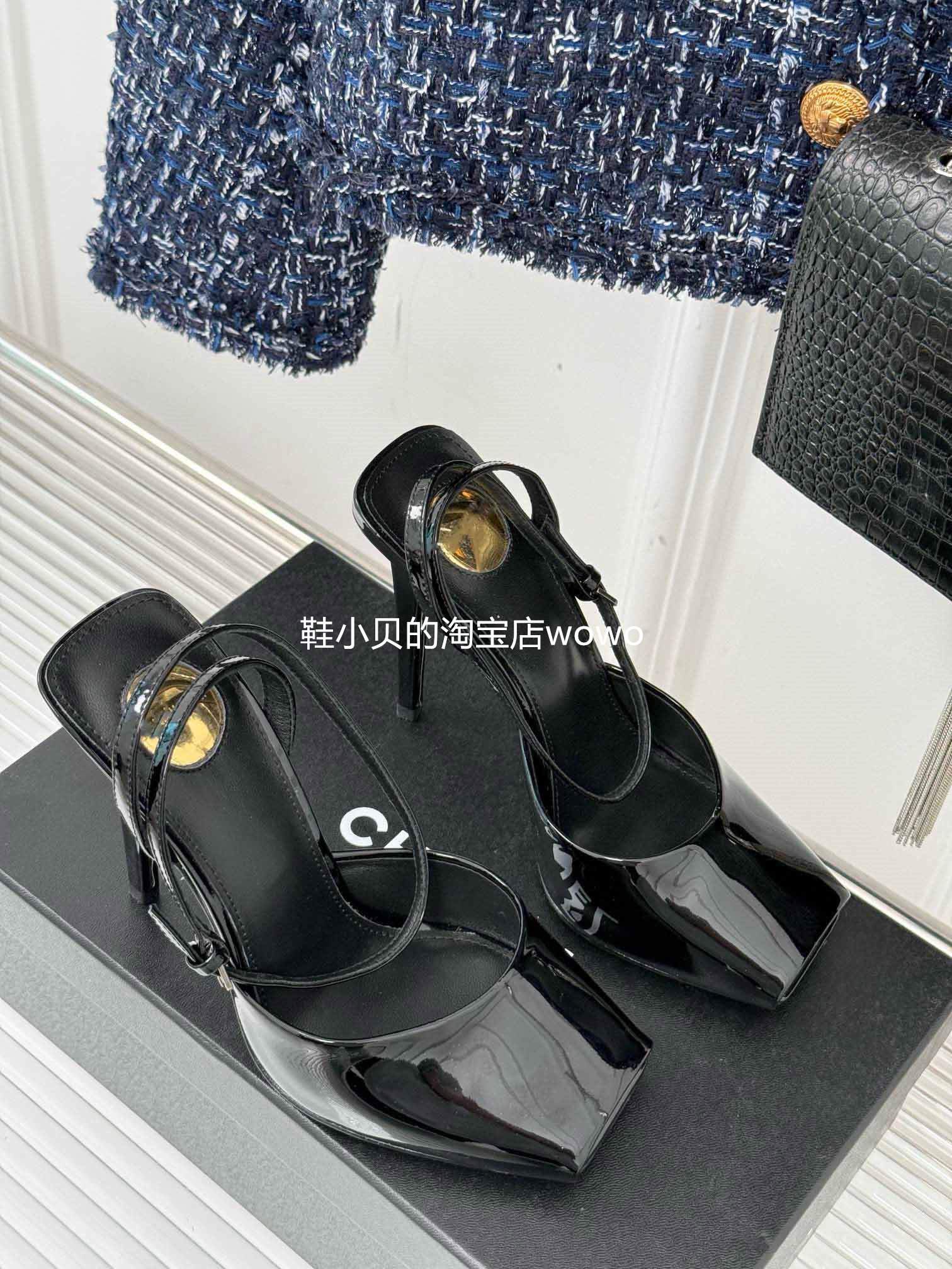QUEEN OF AURA HIGH HEELS WOMENS PUMPS TOE STILETTO SANDALS 2025 NEW SEXY SQUARE TOE MARY JANE SINGLE SHOES