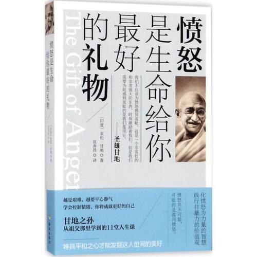 正版包邮  愤怒是生命给你的礼物 9787544380935 (印)亚伦·甘地(Arun Gandhi) 著,宣奔昂 译 海南出版社