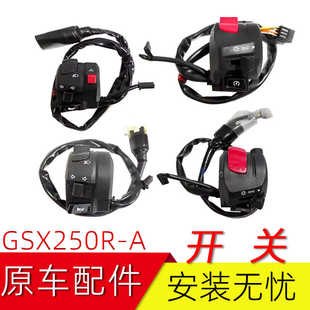适用铃木GW250 DL250 GSX250大灯电启动喇叭转向左右按钮开关