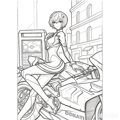JC模玩机车丽补款 现货GK雕像