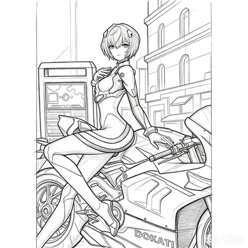 JC模玩机车丽补款 现货GK雕像