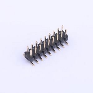 X4621WVS-2x09I-C40D64排针间距:2mm 2x9P立贴方针 SMD,P=2mm