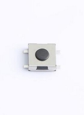 TVEF02-N025BB-R 轻触开关 6.2X6.2/平脚/2.5H/180gf/全黑/不接地