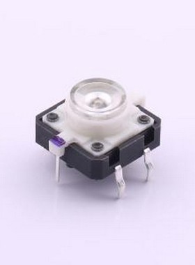 K6-1212A06 轻触开关 12.00mmx12.00mm 橙色带灯开关 插件
