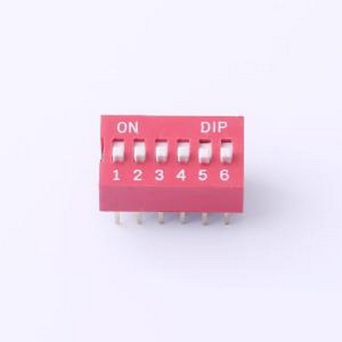 2.54-6P-CJHS 拨码开关 2.54-6P-CJHS 插件