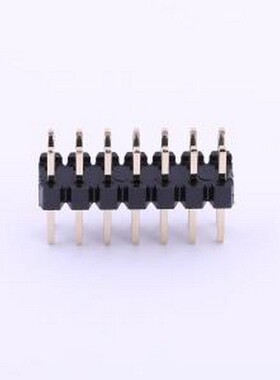 MTP220-1207S1 排针 间距:2mm 2x7P 直插 方针 插件,P=2mm原装现