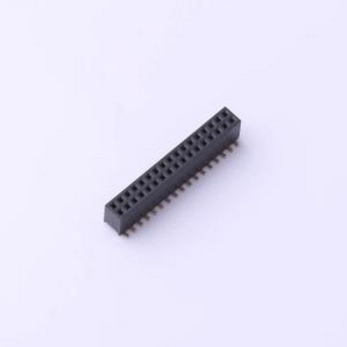 X1321FVS-2x17-C43D48排母间距:1.27mm 2x17P立贴 SMD,P=1.27m