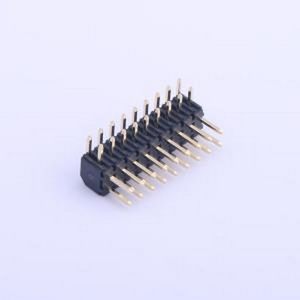 1240-1209G0R095C001排针间距:2mm 2x9P弯插方针弯插,P=2mm