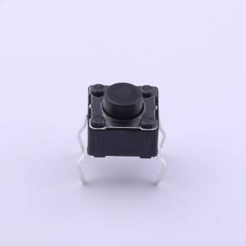 DTS-62K-V 轻触开关 6.2*6.2*5 100gf 行程0.25mm 插件-4P,6.2x6.