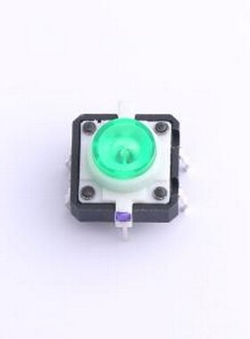 K6-1212A-04 轻触开关 带灯开关 绿色12.0mm*12.0mm 插件