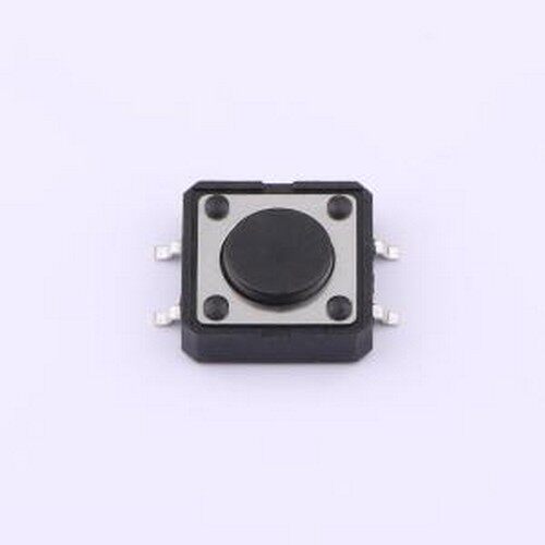 TS1243TP 250gf 009 轻触开关 12*12*4.3mm 立贴 轻触开关 SMD