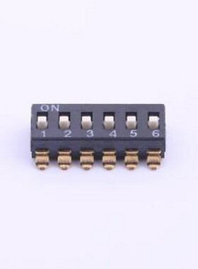 CDM-06 拨码开关 CDM-06 黑色 SMD-12P,6x12.7mm