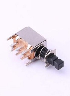 XKBS22E05-Z 直键开关 按键开关侧按键双排自锁黑色柄头部3.3*3.3