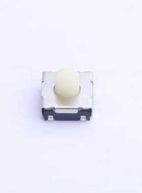 YTSE005A0502502B 轻触开关 6.2*6.2*5.0 250gf硅胶米黄钮包脚编