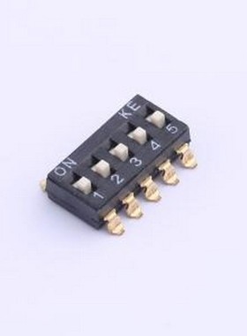 DSIC05LSGET 拨码开关 2.54mm 5位贴片高柄拨码开关 SMD-10P,6x12