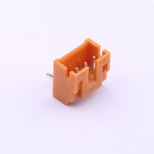 A2100WR-03P1 线对板针座 间距:2mm 1x3P 土黃 弯插,P=2mm原装现
