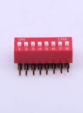 DA-08 拨码开关 DA-08 红色 插件