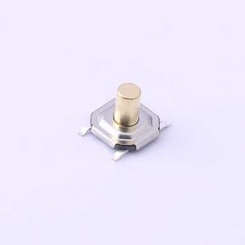 TS-1076S-A13B2 轻触开关 5.2*5.2*4.3mm 立贴 轻触开关 SMD