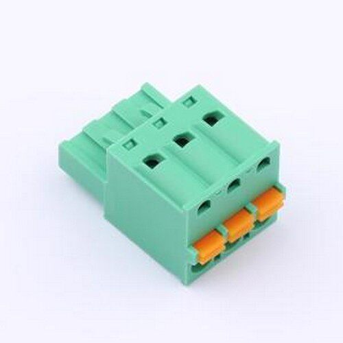 MX2EDGKD-5.08-03P-GN01-Cu-A 插拔式接线端子 5.08mm 1x3P 排数: