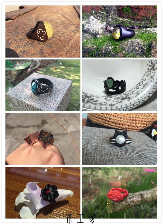 私人定制：创意diy 订做礼物 纯手工木质吊坠项链 毕业设计作品