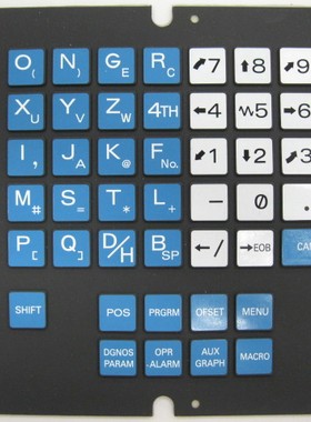 全新FANUC发那科硅胶按键膜A98L-0001-0568#M#T