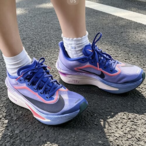 Nike Zoom Fly 6 低帮 马拉松跑步鞋 女款 紫色FN8455-503（N44