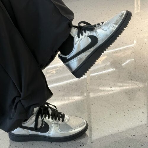 Nike Field General 舒适百搭 防滑 低帮 女款 银色HQ7397-001