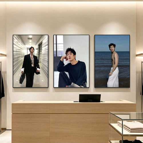 井柏然luke早春晴朗明星周边挂画简约客厅卧室宿舍墙面装饰海报