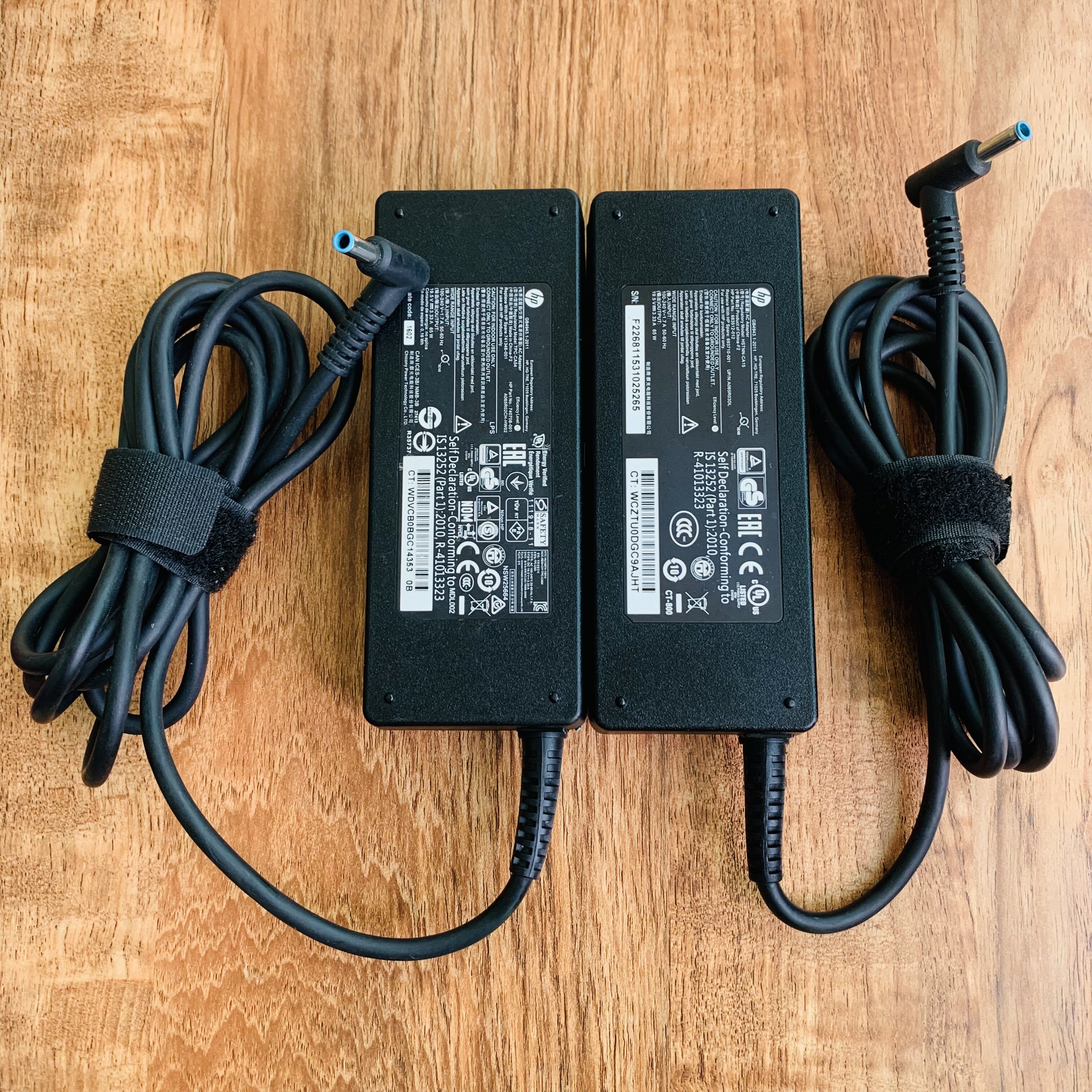 库存原装惠普19.5V3.33A笔记本电脑电源适配器4.5*3.0小蓝口65W针