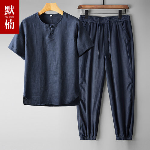 100%亚麻 亲肤透气 不粘汗